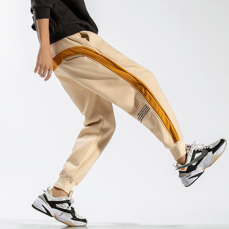 Side Striped Sweatpants Men Brand New Jogger Pants Men Fashion Streetwear Hip Hop Trousers Male Loose Fit Harem Pants eprolo