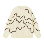 Color blocking line design sweater for men eprolo