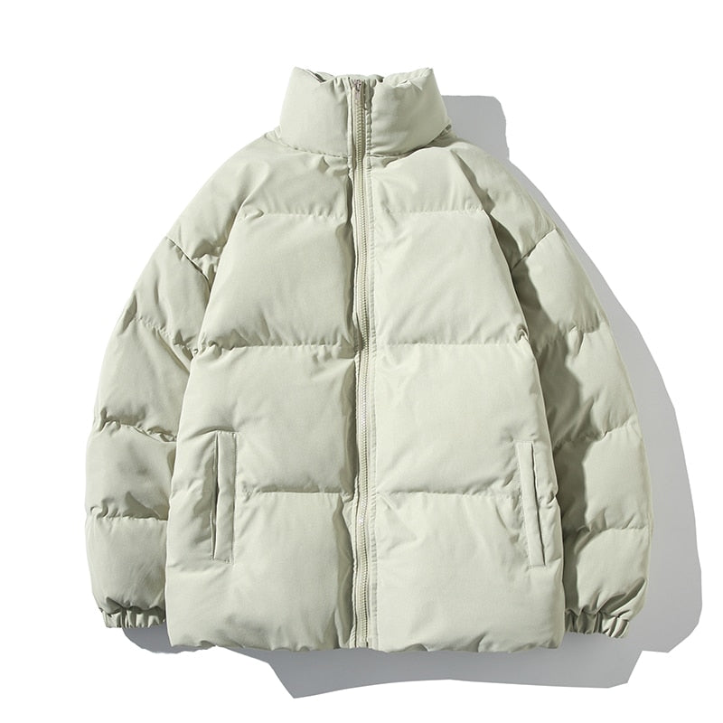 Winter Jacket Men Parkas Thicken Warm Coat Mens Stand Collar Jackets Solid Color Parka Coat eprolo