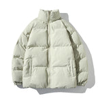 Winter Jacket Men Parkas Thicken Warm Coat Mens Stand Collar Jackets Solid Color Parka Coat eprolo