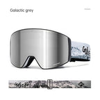 Magnetic ski goggles for men and women double anti-fog outdoor sports riding equipment goggles windproof eprolo