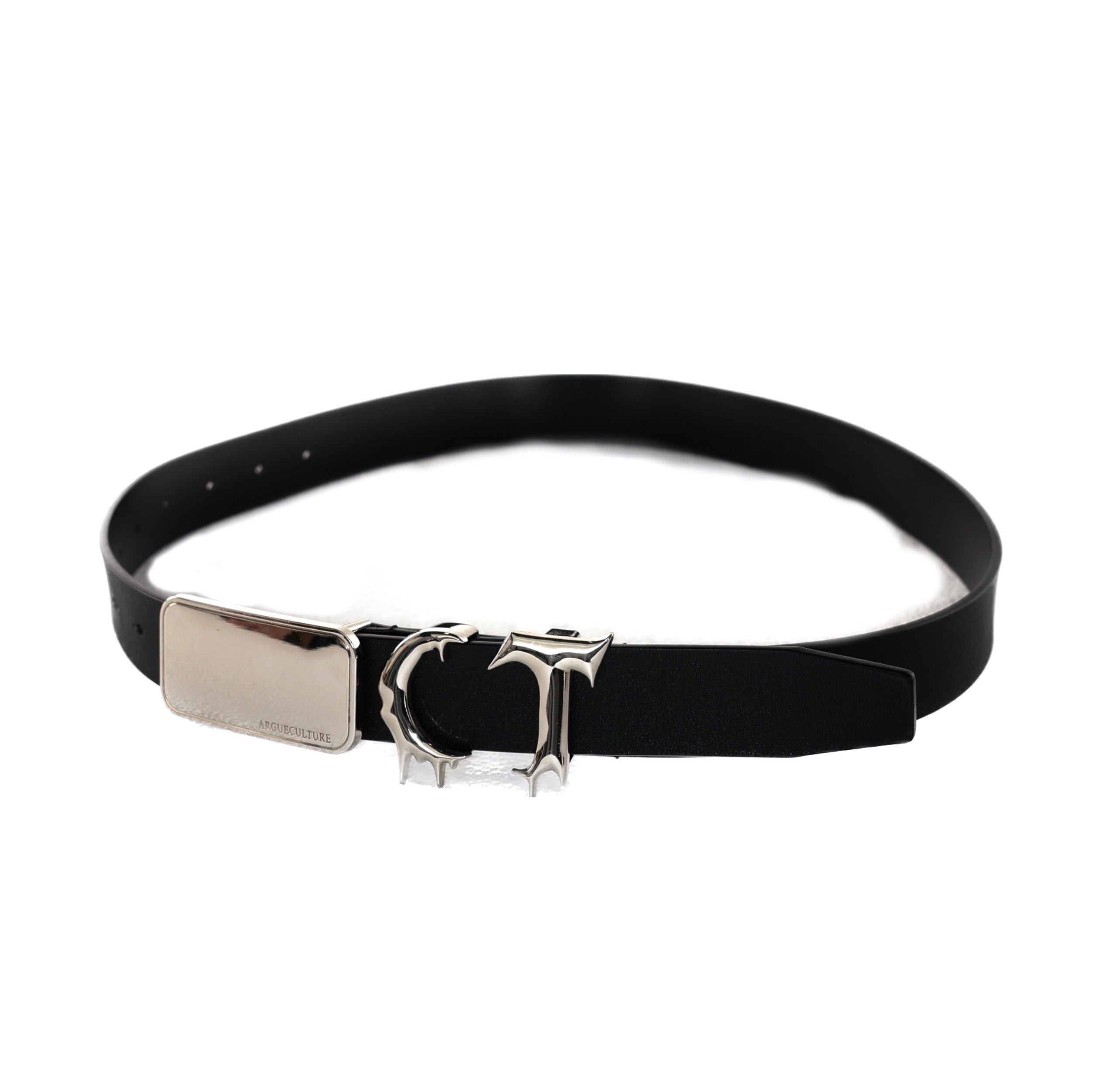 Pioneer Three-dimensional Metal Belt Irregular Stitching Design Trendy Belt Men And Women LittleYogaSocks