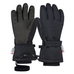 Ski Gloves with Built-in Wrist Guards, Waterproof for Ski/Snowboard Carving, Professional 3M Fleece-Lined Thickened Gloves eprolo
