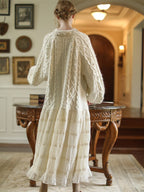 Discover Cozy Luxury Artisanal Wool Dress by Veloria eprolo