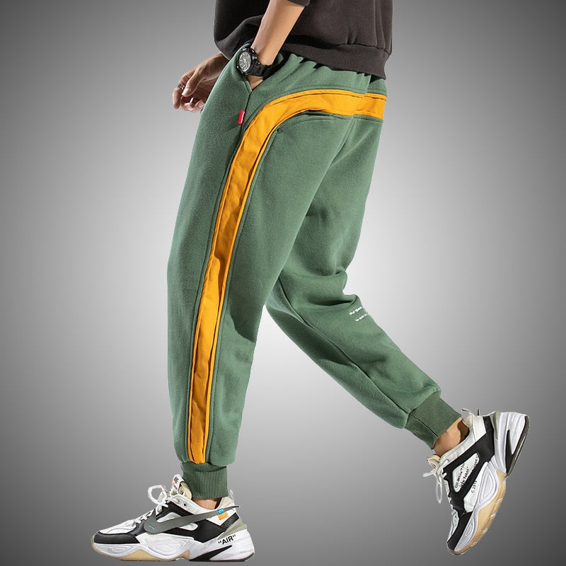 Side Striped Sweatpants Men Brand New Jogger Pants Men Fashion Streetwear Hip Hop Trousers Male Loose Fit Harem Pants eprolo