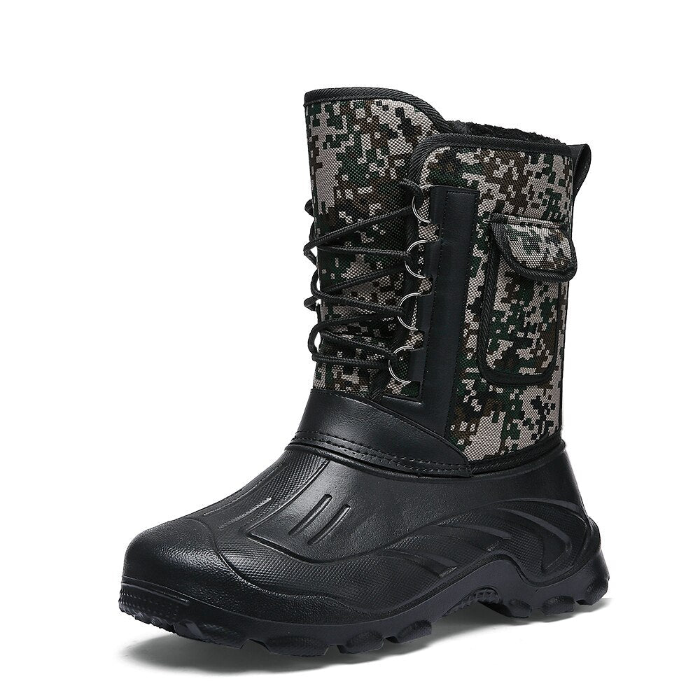 Men Winter Boots Warm Waterproof Sneakers Outdoor Activities Fishing Snow Work Boots Male Footwear Men Shoes Fishing Boots eprolo
