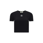 Fendi Black Cotton T-Shirt Fendi