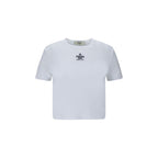 Fendi White Cotton T-Shirt Fendi