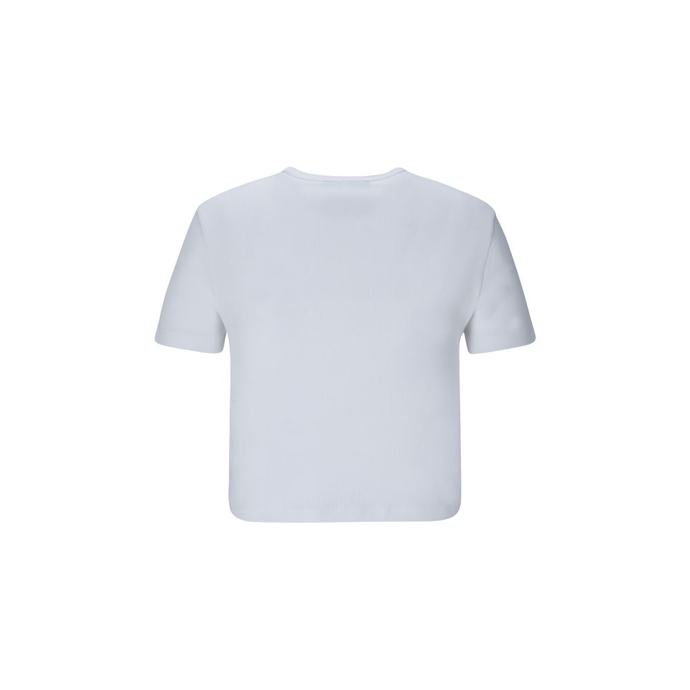 Fendi White Cotton T-Shirt Fendi