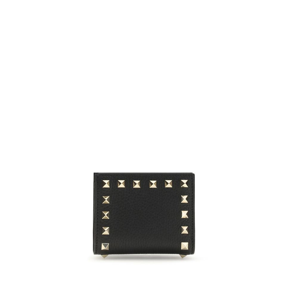 Valentino Garavani Black Lamb Ovis Aries Aries Wallet Valentino Garavani
