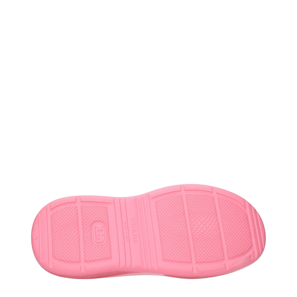 Prada Pink Cotton Slippers Prada