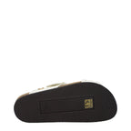 Valentino Garavani Beige Leather Slippers Valentino Garavani