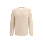 Fendi Beige Wool Oves Aries Sweatshirt Fendi