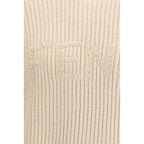 Fendi Beige Wool Oves Aries Sweatshirt Fendi