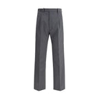 Prada Gray Wool Oves Aries Dress Pants Prada