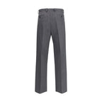 Prada Gray Wool Oves Aries Dress Pants Prada
