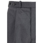 Prada Gray Wool Oves Aries Dress Pants Prada