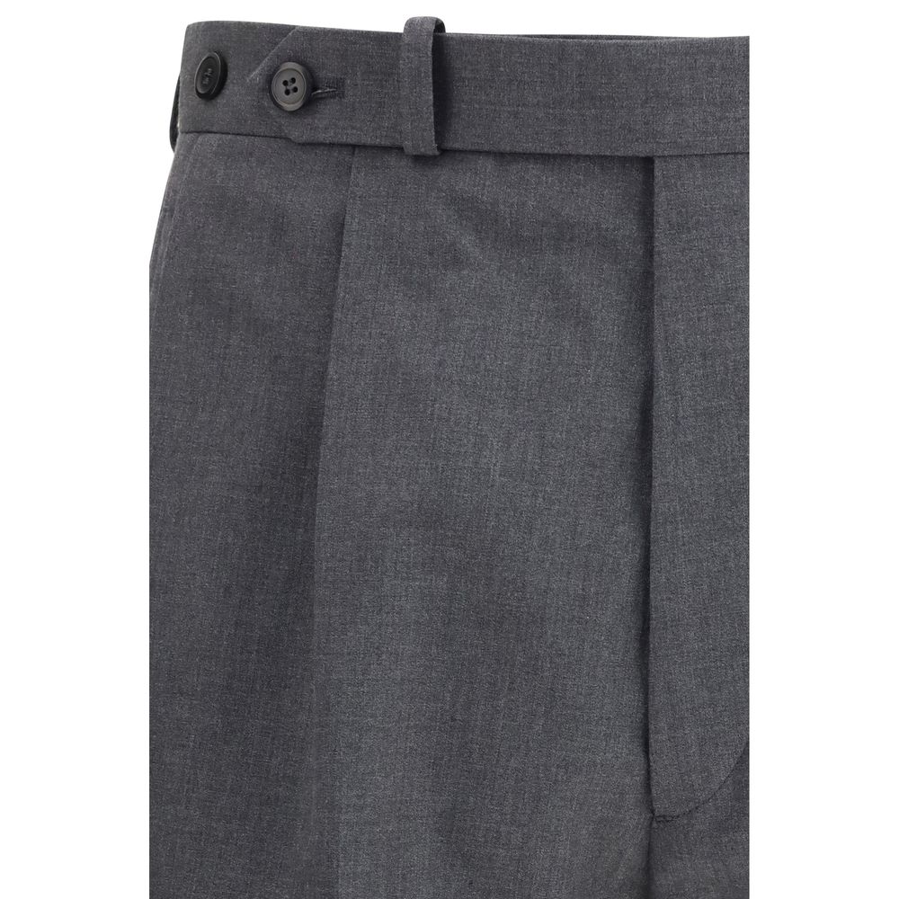 Prada Gray Wool Oves Aries Dress Pants Prada