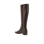 Valentino Garavani Brown Calfskin Boots Valentino Garavani