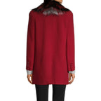 Fendi Multicolor Virgin Wool Coat Fendi