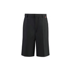 Gucci Black Polyester Bermuda Shorts Gucci