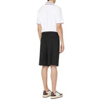 Gucci Black Polyester Bermuda Shorts Gucci