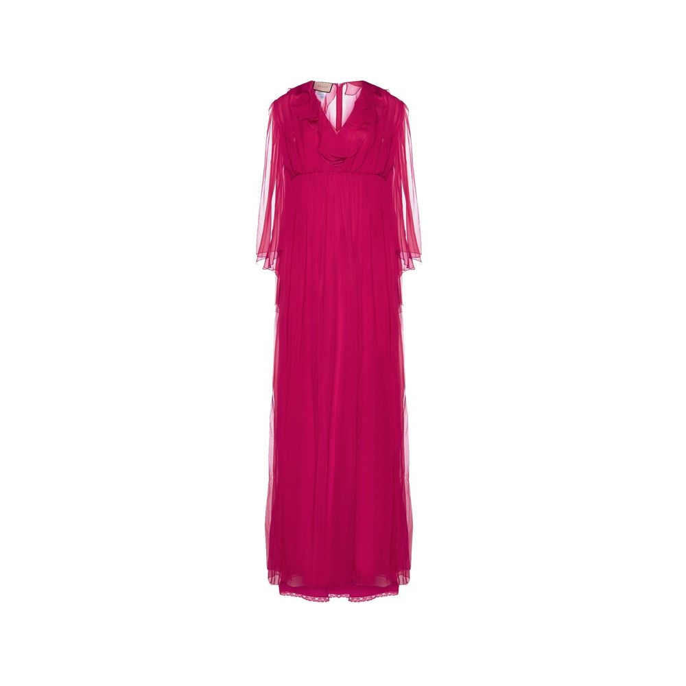 Gucci Multicolor Silk Casual Dress Gucci