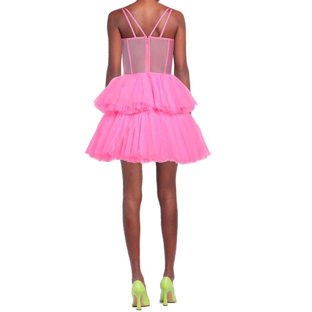 19:13 DRESSCODE Multicolor Cotton Cocktail Dress 19:13 DRESSCODE