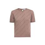 Balenciaga Brown Cotton Tank Tops Balenciaga