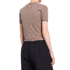 Balenciaga Brown Cotton Tank Tops Balenciaga