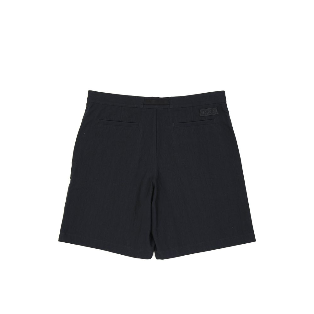 Dior Black Cotton Bermuda Shorts Dior
