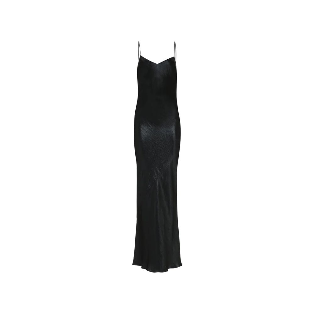 Saint Laurent Black Acetate Casual Dress Saint Laurent