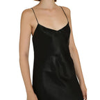 Saint Laurent Black Acetate Casual Dress Saint Laurent