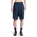 Prada Blue Linen Bermuda Shorts Prada