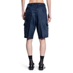 Prada Blue Linen Bermuda Shorts Prada