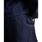 Prada Blue Linen Bermuda Shorts Prada