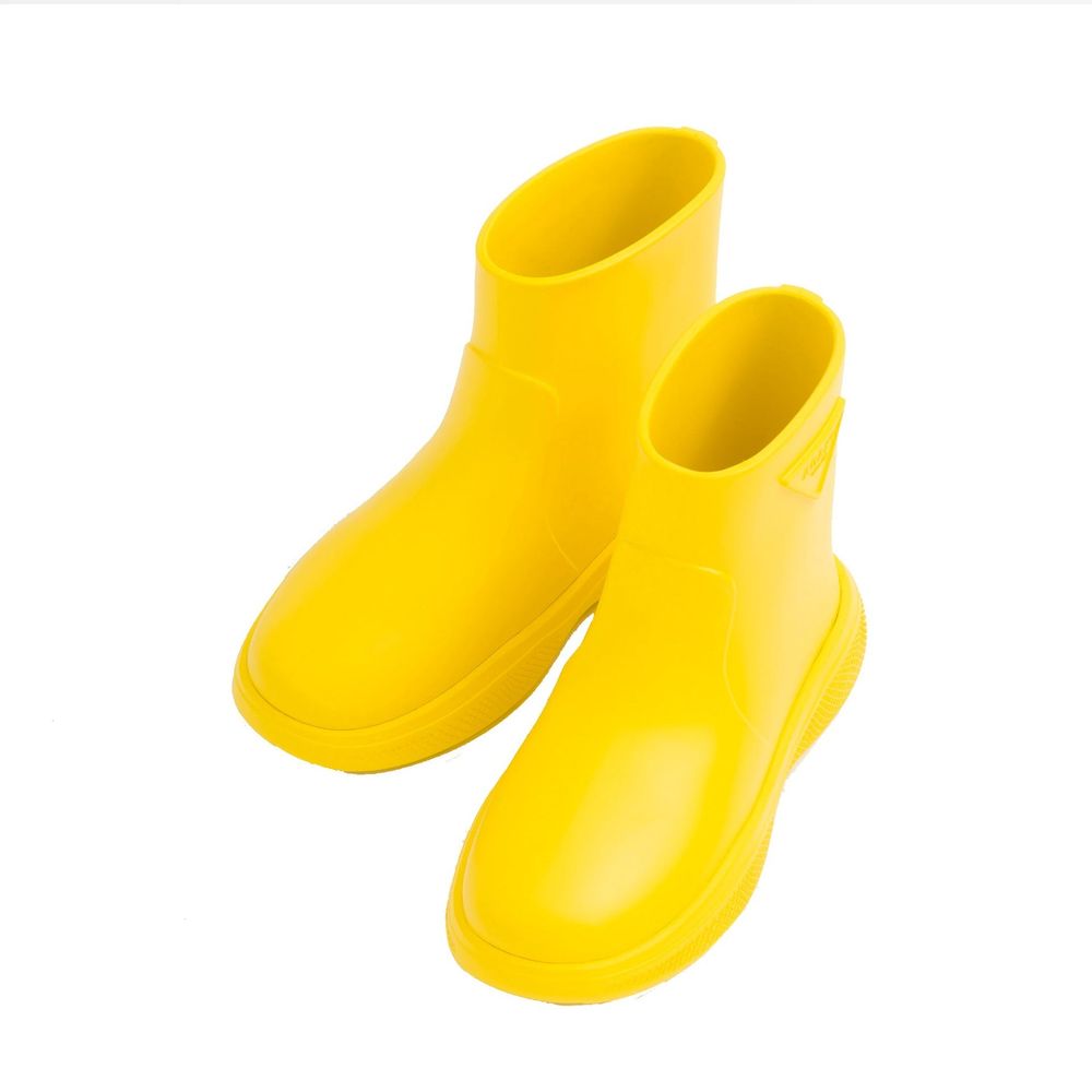 Prada Bicolor Rubber Rain Boots Prada