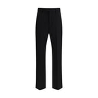 Valentino Black Wool Oves Aries Dress Pants Valentino