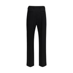 Valentino Black Wool Oves Aries Dress Pants Valentino