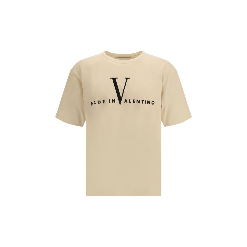 Valentino Beige Cotton T-Shirt Valentino