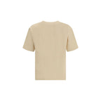 Valentino Beige Cotton T-Shirt Valentino