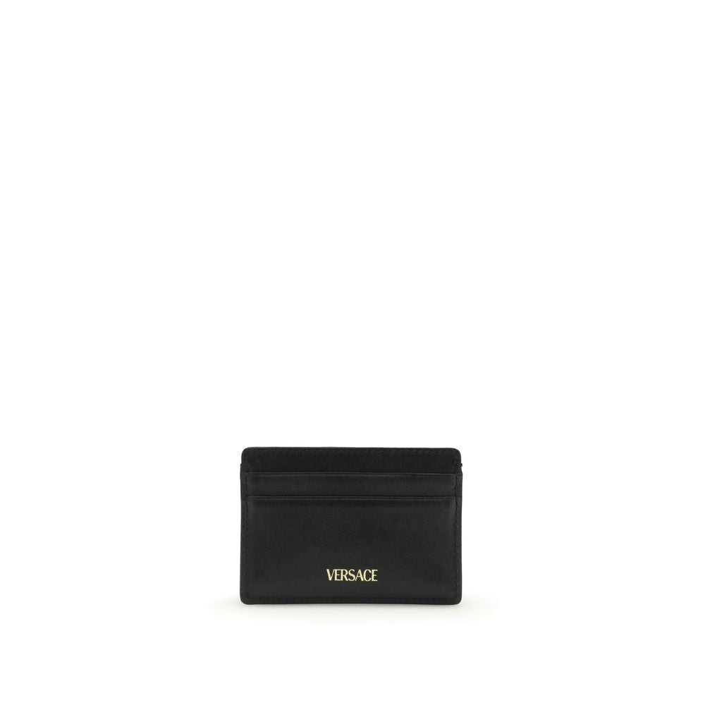Versace Black Calf Leather Bos Taurus Wallet - VELORIA - Thread of Generations