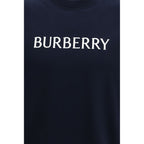 Burberry Blue Cotton T-Shirt Burberry