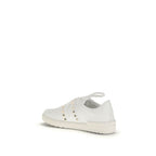 Valentino Garavani White Calf Leather Bos Taurus Low Top Sneakers Valentino Garavani