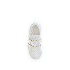 Valentino Garavani White Calf Leather Bos Taurus Low Top Sneakers Valentino Garavani