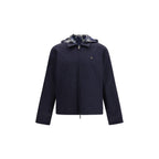 Burberry Blue Polyester Rain Coat Burberry