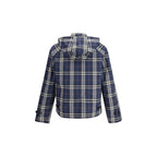 Burberry Blue Polyester Rain Coat Burberry