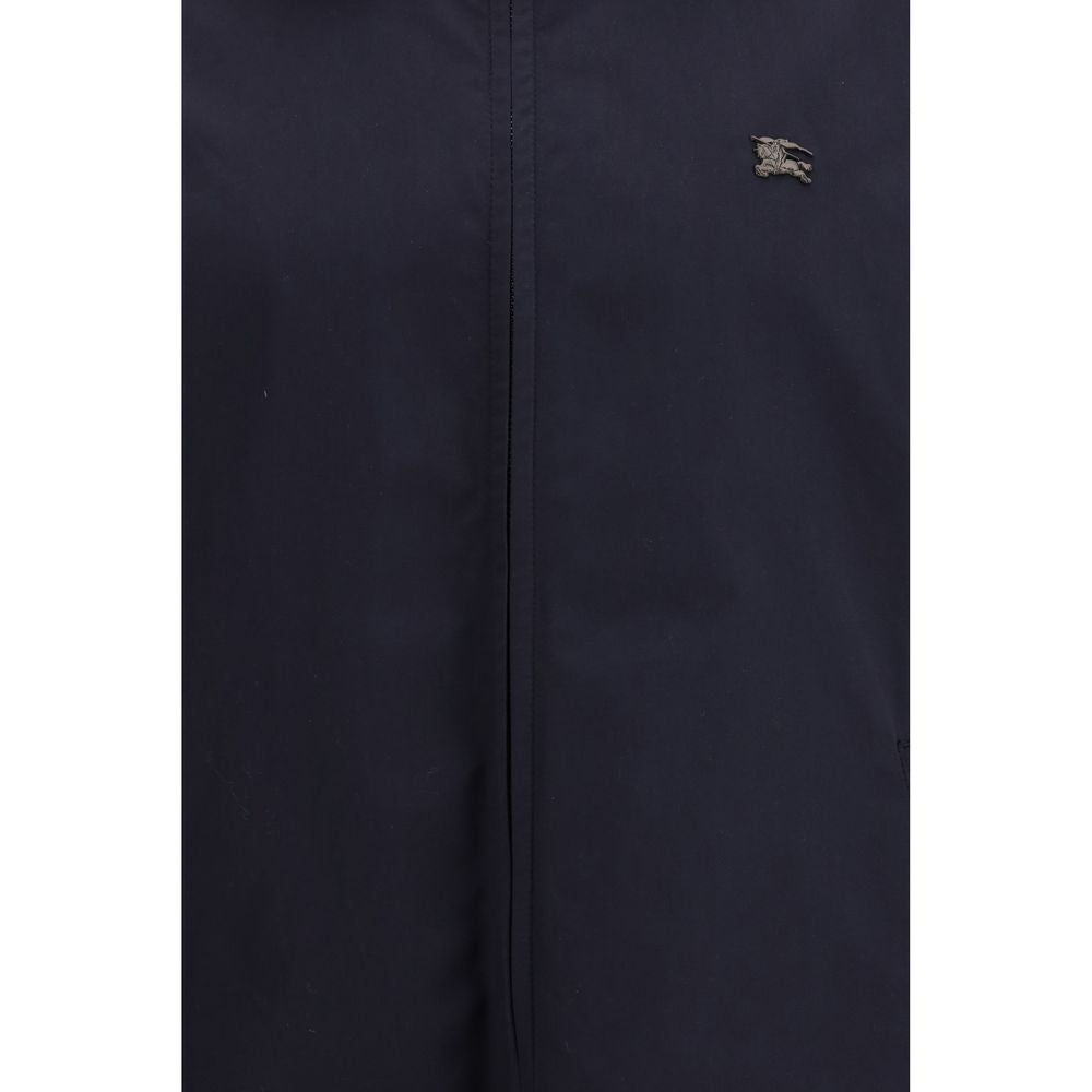 Burberry Blue Polyester Rain Coat Burberry