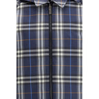 Burberry Blue Polyester Rain Coat Burberry