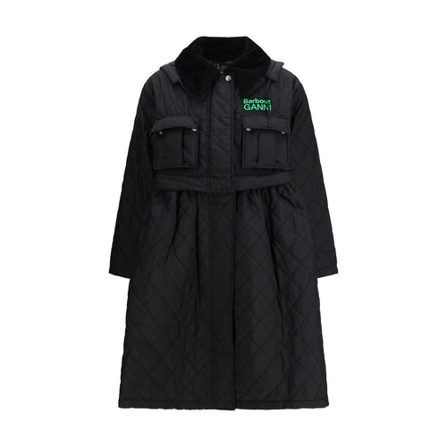 Barbour Black Polyester Coat Barbour
